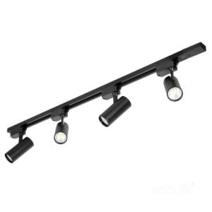 Set sina NEXTRACK GO Kobi 1m, 4 spoturi GU10, negru, 230V