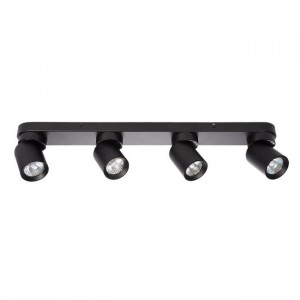 Spot 1815-LVT, orientabil, 4xGU10, negru mat, IP20, Masterled [1]- savelectro.ro