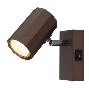 Spoturi, Spot aplicat James 1xGU10, orientabil, IP20, bronz mat, Globo Lighting - savelectro.ro