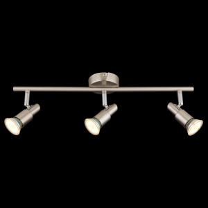 Spot aplicat Kinley, 3xGU10, IP20, nichel mat+crom, Globo Lighting [8]- savelectro.ro
