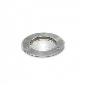 Spoturi exterior, Spot de exterior PARK rotund, crom, 1 bec, dulie E27, 032825, Ideal Lux - savelectro.ro