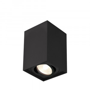 Spot Gama patrat, 1 bec, dulie GU10, negru, Braytron [1]- savelectro.ro