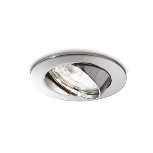 Spoturi, Spot incastrat orientabil Swing, 1xGU10, IP20, crom, Ideal Lux - savelectro.ro