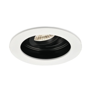 Spoturi, Spot incastrat rotund, metal, alb-negru, IP20, Braytron - savelectro.ro