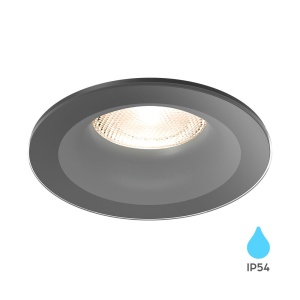 Spoturi, Spot incastrat rotund Tetra, aluminiu, negru, IP54, Braytron - savelectro.ro