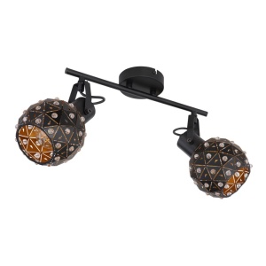 Spot Jodie 54029-2, 2xE14, negru, IP20, Globo Lighting [5]- savelectro.ro