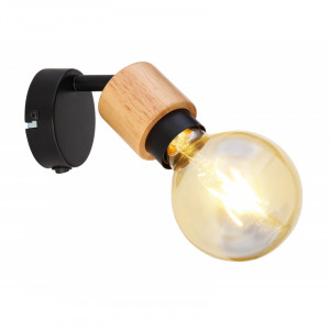 Spot Jorna 54031-1, cu intrerupator, 1xE27, crom+natural, IP20, Globo Lighting [1]- savelectro.ro