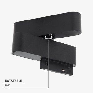 Spot LED 15392-OP, sina magnetica M05, 6W, 360 lm, orientabil, liniar, lumina neutra (4000 K), IP20, negru, Optonica [2]- savelectro.ro