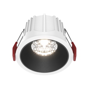 Corpuri de iluminat, Spot LED 15W Incastrat, Dimabil, Maytoni, 1150lm, Lumina Neutra (4000K), Alb+Negru - savelectro.ro