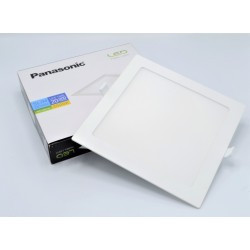 Spot LED 18W Incastrat, Patrat, Panasonic, 1350lm, Lumina Calda (3000K), Alb [2]- savelectro.ro
