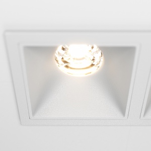 Spot LED 20W Incastrat, Dimabil, Maytoni, 1000lm, Lumina Calda (3000K), Alb [2]- savelectro.ro