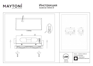 Spot LED 20W Incastrat, Maytoni, 1450lm, Lumina Calda (3000K), IP20, alb [3]- savelectro.ro
