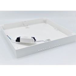 Spot LED 24W Aplicat, Patrat, Panasonic, 1850lm, Lumina Rece (6000-6500K), Alb [11]- savelectro.ro