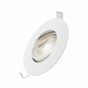 Spot LED 4.9W Incastrat, Rotund, Orientabil, Klausen, 480lm, Lumina Neutra (4000K), Alb [4]- savelectro.ro