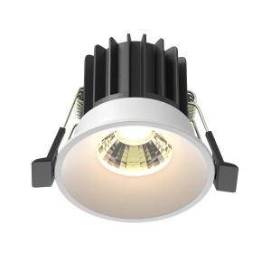 Corpuri de iluminat, Spot LED 7W Incastrat, Maytoni, 450lm, Lumina Calda (3000K), Alb - savelectro.ro