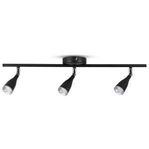 Lichidare stoc, Spot LED 8273-VT, orientabil, 3x4.5W, 1080lm, lumina neutra, IP20, negru, V-TAC - savelectro.ro
