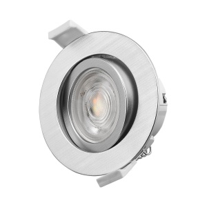 Spot LED incastrat 7W, 750lm, lumina calda/neutra/rece, IP20, argintiu, Braytron [6]- savelectro.ro