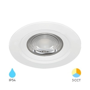 Spoturi, Spot LED incastrat 7W, lumina calda/neutra/rece, IP54, 750 lm, alb, Braytron - savelectro.ro