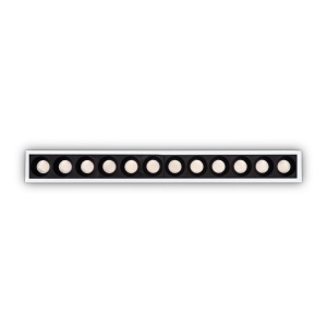 Spot LED incastrat Lika Slim, 20W, 1650lm, lumina calda (3000 K), IP20, alb, Ideal Lux