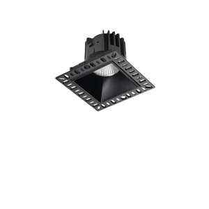 Spoturi LED, Spot LED incastrat patrat Game Trimless, 11W, 660lm, lumina calda (3000 K), IP20, negru, Ideal Lux - savelectro.ro