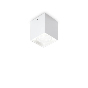 Spot LED Nitro patrat D04, 5W, 310lm, lumina calda (3000 K), IP20, dimabil, alb, Ideal Lux