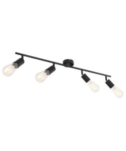 Spoturi, Spot Martha, 4xE27, metal, negru, Globo Lighting - savelectro.ro