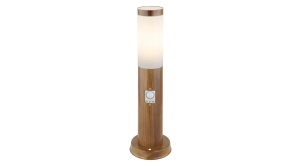 Stalp exterior Boston, 1xE27, IP44, imitatie lemn, Globo Lighting [1]- savelectro.ro