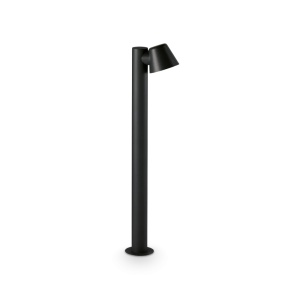 Stalpi iluminat exterior, Stalp exterior Gas 1xGU10, IP43, negru, Ideal Lux - savelectro.ro