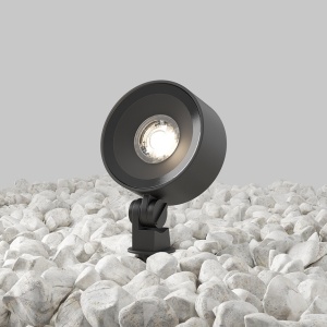Stalpi iluminat exterior, Stalp LED exterior Core 25W, 1850 lm, lumina calda (3000 K), IP65, neagra, Maytoni - savelectro.ro
