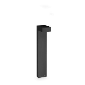 Stalpi iluminat exterior, Stalp LED exterior Sirio H60 13W, 470lm, lumina calda (3000 K), IP65, negru, Ideal Lux - savelectro.ro