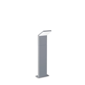 Stalpi iluminat exterior, Stalp LED exterior Style H050 8.5W, 720lm, lumina calda (3000 K), IP54, gri, Ideal Lux - savelectro.ro