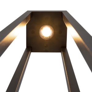 Stalp pentru exterior LED Elbe O424FL-L10GF, 10W, 650lm, lumina calda, IP65, gri, Maytoni [5]- savelectro.ro