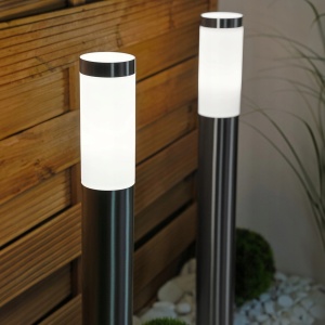 Stalp pentru exterior LED Manila 650 mm, E27, IP44, inox, Masterled [5]- savelectro.ro