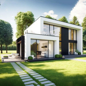 Stalp pentru exterior Tolson, 1 bec, dulie E27, neagra, Klausen [2]- savelectro.ro