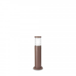 Stalpi iluminat exterior, Stalp pentru exterior TRONCO, maro, 1 bec, dulie E27, 248271, Ideal Lux - savelectro.ro