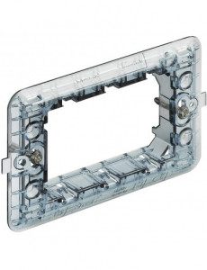 Suport 3 module, plastic, IP20, Bticino Matix