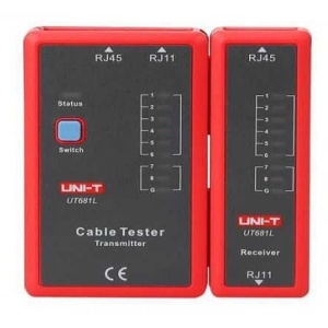 Multimetre si alte aparate de masura, Tester cabluri UT681L, RJ45, RJ11, UNI-T - savelectro.ro