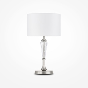 Veioza Alicante MOD014TL-01N, cu intrerupator, 1xE14, crom+alba, IP20, Maytoni [1]- savelectro.ro