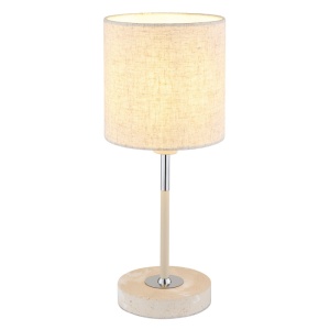 Veioza Deleon, 1xE14, IP20, nisip/crom, Globo Lighting