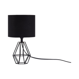 Veioza Hexa BR-BV06-00013, cu intrerupator, 1xE14, neagra, IP20, Braytron [3]- savelectro.ro