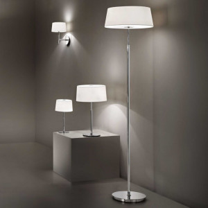 Veioza Hilton 075525, cu intrerupator, 1xG9, alba+crom, IP20, Ideal Lux [3]- savelectro.ro