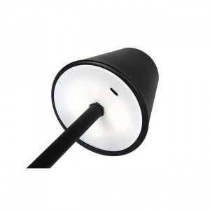 Veioza LED Helio 2652-LVT, dimabil, cu intrerupator, 3.5W, 100lm, lumina neutra, neagra, IP20, Masterled [3]- savelectro.ro