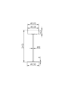 Veioza LED MOD229TL-L3B3K2, dimabila, cu intrerupator, 3W, 120lm, lumina calda+neutra, IP20, neagra, Maytoni [3]- savelectro.ro