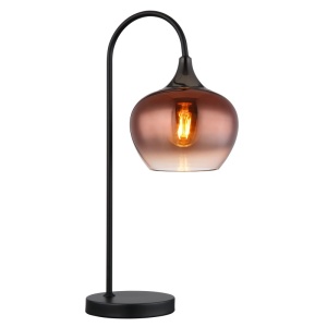 Veioze, Veioza Maxy, 1xE27, IP20, negru mat/cupru, Globo Lighting - savelectro.ro
