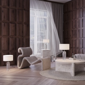 Veioza Muse MOD304TL-01CH, cu intrerupator, 1xE27, crom+alba, IP20, Maytoni [2]- savelectro.ro