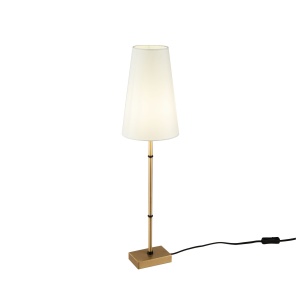 Veioza Zaragoza H001TL-01BS, cu intrerupator, 1xE14, alama+alba, IP20, Maytoni [3]- savelectro.ro