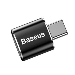 Adaptor USB la USB-C 2.4A, negru, Baseus [2]- savelectro.ro
