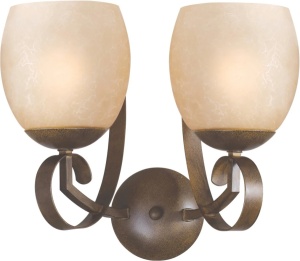 Klausen Stoc, Aplica City AP2 KL2639, 2xE27, crom + alb, metal + sticla, stil clasic, Klausen - savelectro.ro