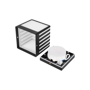 Aplica de exterior Cube-3, GX53, IP54, neagra, Masterled [9]- savelectro.ro