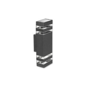 Corpuri de iluminat exterior, Aplica de exterior Inez 2xGU10, IP65, gri antracit, Masterled - savelectro.ro